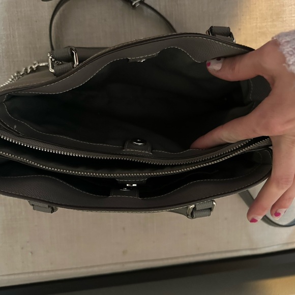 Gently used Coach Grey leather medium satchel - Picture 9 of 9